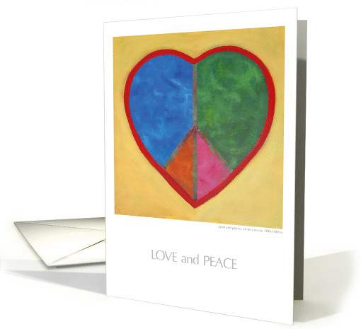 Love and peace card (126919)
