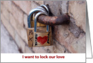 locked love card
