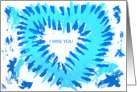 Miss you card