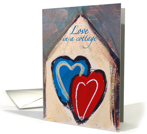 Love in a cottage card (133838)