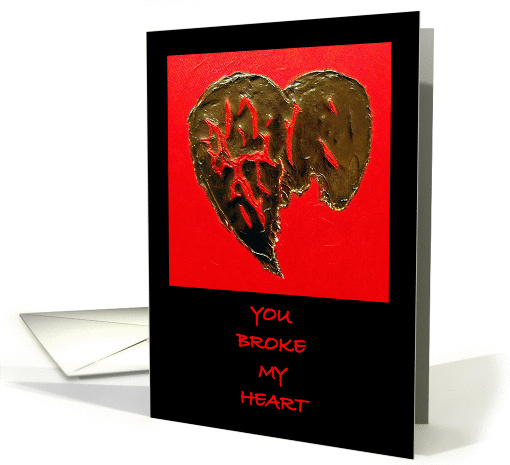 BROKEN HEART card (147453)