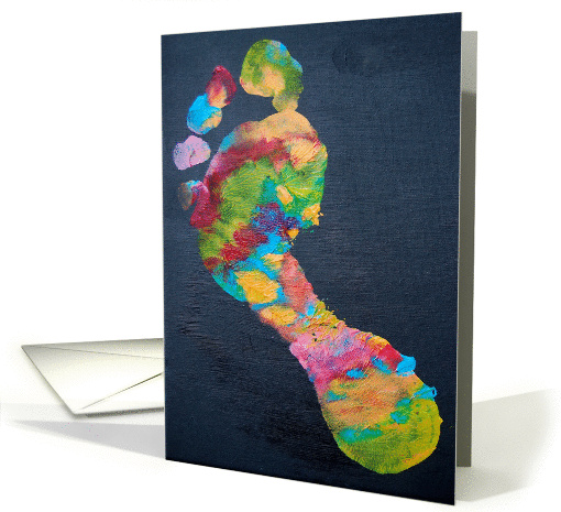 footprint card (157197)