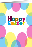 Easter eggs card
