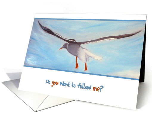 follow me card (172523)