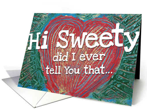Did I ever tell you that... card (172551)