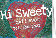 Did I ever tell you that... card