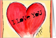 love you card