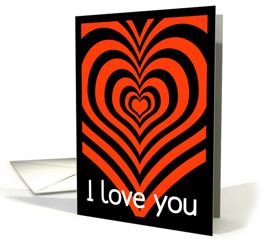 I love you card (255270)