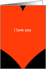 I love you card