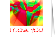 I love you card