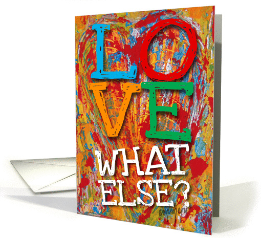 love, what else? card (321055)