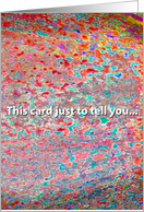 A simple card