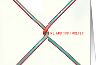 me and you forever card