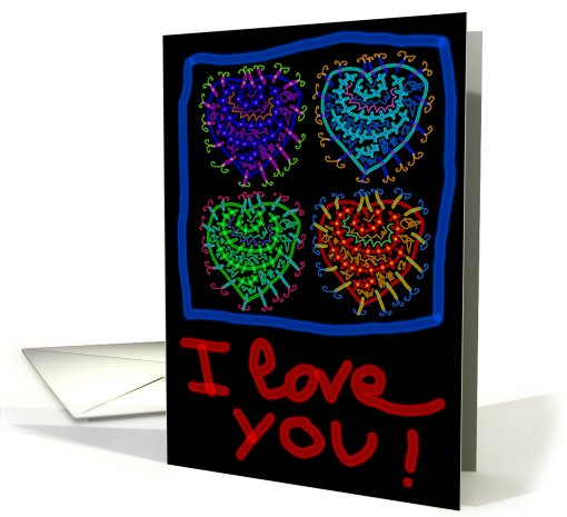 I love you card (407580)