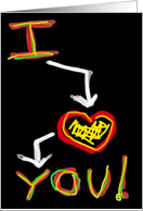 I love you card