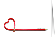 I love you card