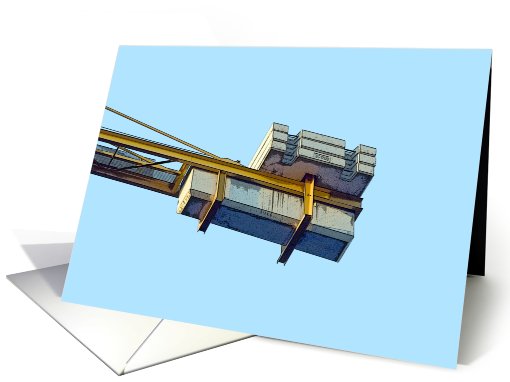 a crane in the sky card (449709)