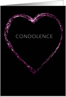Condolence card