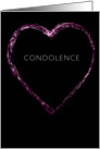 Condolence card