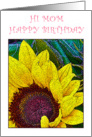 Happy birthday for mom card