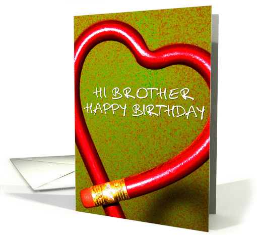 Happy birthday for brother card (462688)