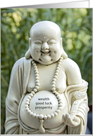 belly buddha wishes card