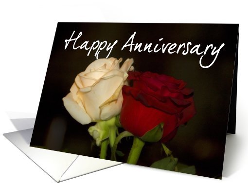 happy anniversary with roses card (509604)
