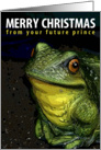 merry christmas with toad card