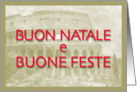 Buon Natale e buone feste (italian for merry christmas) card