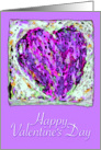 valentine day with heart card