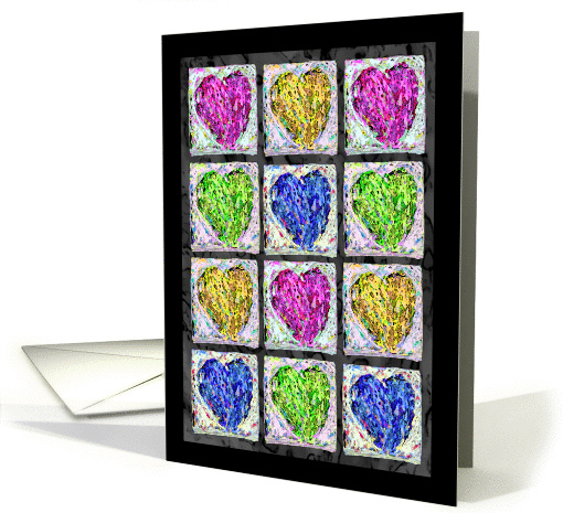 valentine day with heart card (564783)