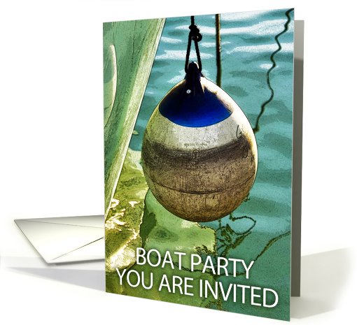 you are invited BOAT PARTY with buoy card (622714)