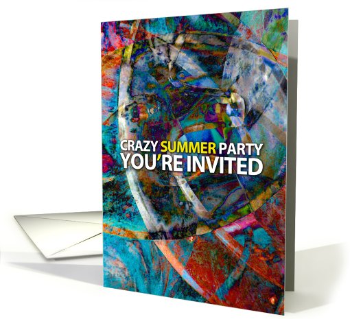 Summer Party Invitation
 card (815053)