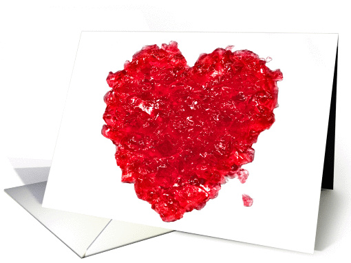 Love you with red heart card (930409)