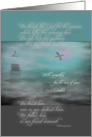 Sympathy, Father, Lighthouse in Mist, Sunrise With Duck Flight card