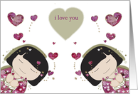 2 ladies valentine card