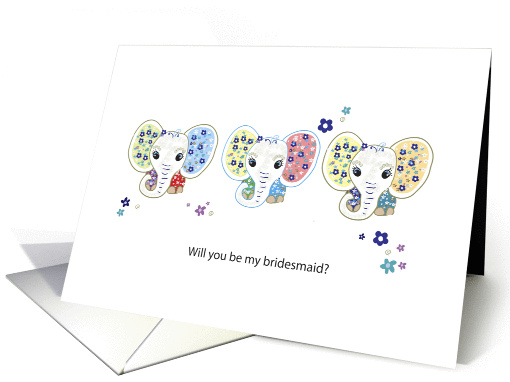 will you be my bridesmaid? card (157603)