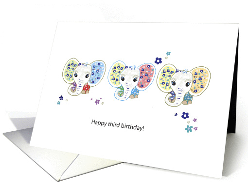 nelly third birthday card (157611)