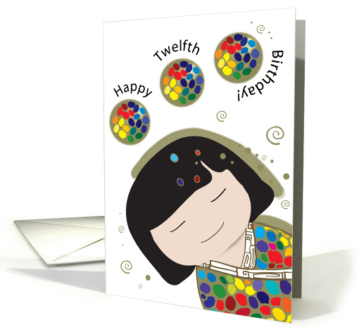 Twelfth birthday card (158022)