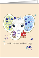 With love on Mother’s day card