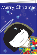 Christmas lady card