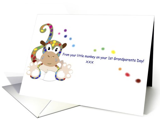 First Grandparents day card (467902)