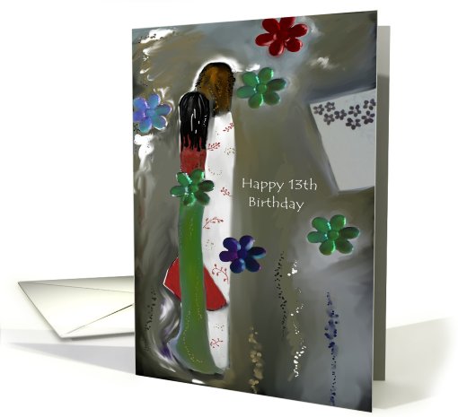 Happy 13th Birthday card (467907)