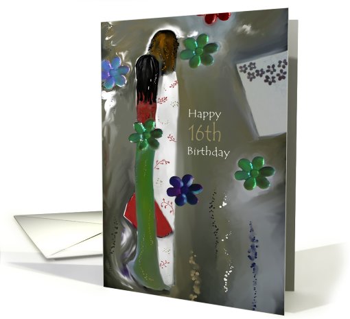 Happy 16th Birthday card (467914)