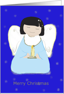 Christmas angel card