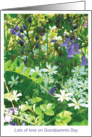 Grandparents day bluebells card