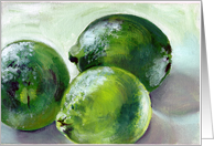 Three Limes card