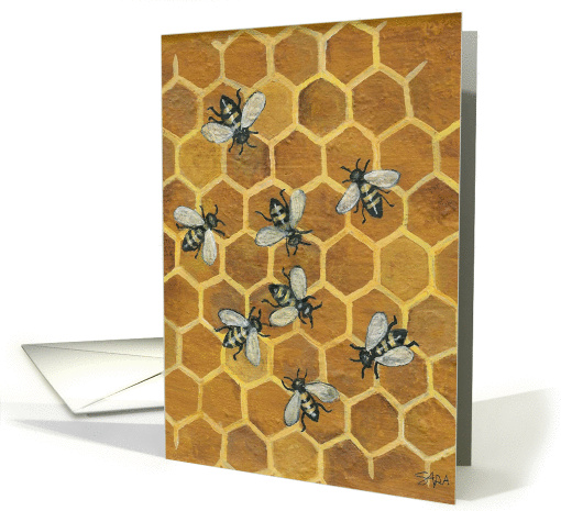 Honey Bees card (128886)