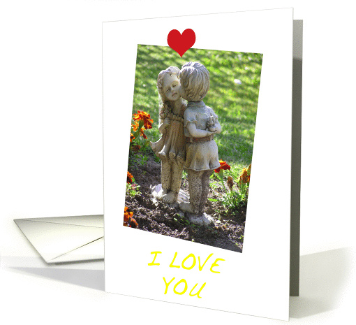 Lovers Kiss Valentine card (137477)