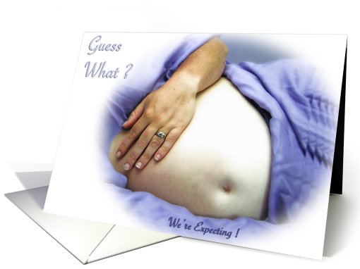 Guess What Expectant Mother card (666784)